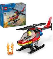 LEGO City İtfaiye Kurtarma Helikopteri 60411 - 5 Yaş ve Üzeri Çocuklar için Pilot Minifigürü İçeren Yaratıcı Oyuncak Yapım Seti (85 Parça)
