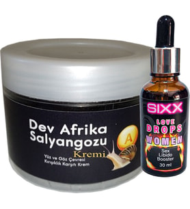 Giant Yaşıanma Karşıtı Dev Afrikasalyangozu 100 ml + Sıxx Kadınlara Özel Uyarıcıdamla