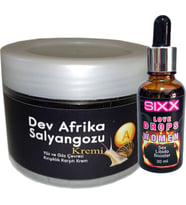 Giant Yaşıanma Karşıtı Dev Afrikasalyangozu 100 ml + Sıxx Kadınlara Özel Uyarıcıdamla