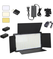 600 Led Pro Led-600 Youtube Video Işık Panelli Kamera Işığı Batarya Şarj Dahil çift renkli 3200-5600K
