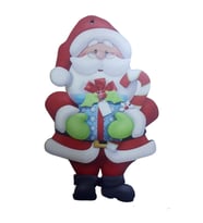 Ahşap Yılbaşı Noel Baba Büyük Ağaç Süsü (20x12cm)-