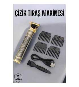 Mey İthalat® Profesyonel Şarjlı Saç ve Sakal Şekillendirici Çizik Tıraş Makinesi