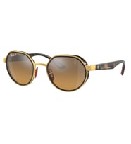 Ray-Ban RB3703M F076A2 51 Ferrari Polarize Unisex Güneş Gözlüğü (Altın)