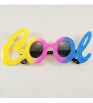 Cool Yazılı Rengarenk Parti Gözlüğü 21x8 cm