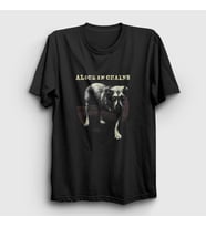 Presmono Unisex Siyah Dog Alice In Chains T-Shirt 7448tt