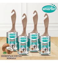 SMARTER HİNDİSTAN CEVİZİ KOKULU TÜY TOPLAYICI RULO 4 LÜ KEDİ KÖPEK