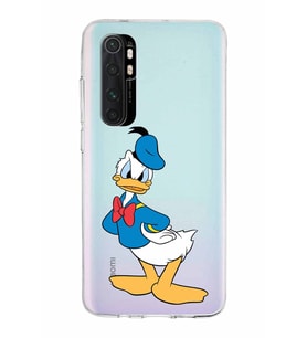 Xiaomi Mi Note 10 Lite Uyumlu Kapak Donald Duck Tasarımlı Şeffaf Silikon Kılıf