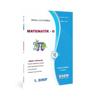 Egem Eğitim Yayınları Matematik-2 Konu Anlatımlı Soru Bankası Bahar Dönemi (2.yarıyıl) (Çok Renkli)