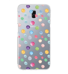 PrintiFy Samsung Galaxy J6+ Plus ile Uyumlu Water Color 6  Kamera Korumalı Şeffaf  Kılıf