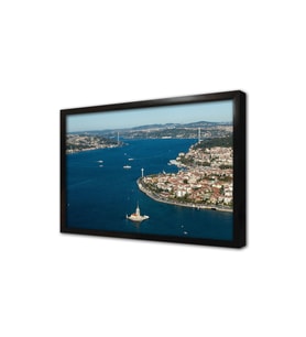 İstanbul Kız Kulesi Çerçeveli Cam Tablo