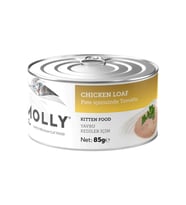 Molly Tavuklu Ezme Yavru Kedi Konservesi 85 Gr (Krem)