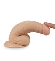 Pretty Love 17 CM Titreşimli Vantuzlu Realistik Vibratör Penis