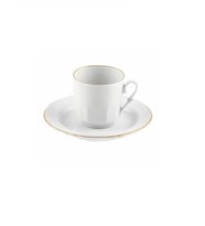 Güral Porselen SF12KT Mat Sedef Fincan Takımı 6 Lı (Beyaz)