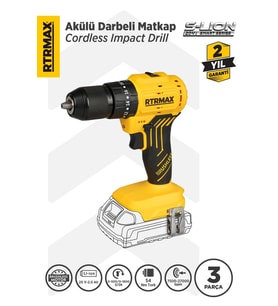 Rts5012b Şarjlı Darbeli Matkap Kömürsüz 54 Nm