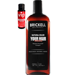 Brickell Erkeklere Saçsakal Beyazlıkgiderici 237 ml Şampuan + Vip Seksperformans Kremi 60 ml