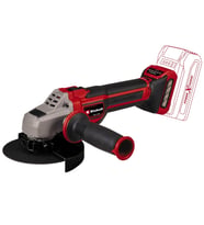 Einhell Professional Akülü Avuç Taşlama Tp-Ag 18/125 Ce Q Li Power X-Change (18 V, 900 W, 125 Mm Çap (Standart)