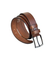 Taba Büyük Beden Hakiki Deri 4 cm. Tokalı Düz Model Erkek Kemer - 411-Battal