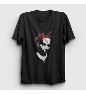 Presmono Unisex Siyah Red Rapper Playboi Carti T-Shirt 482073tt