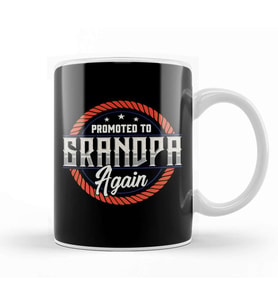 Promoted To Grandpa Again The Best Grandfather Kupa Bardak Porselen