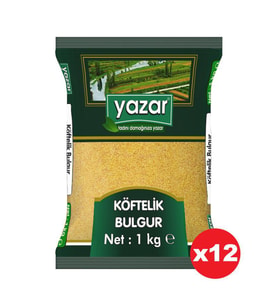Yazar Köftelik Bulgur 1 Kg. x 12 Adet