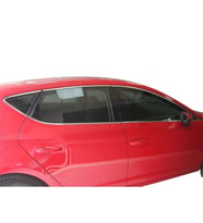 Seat Leon Uyumlu 3 5F Cam Çerçevesi 14 Parça Krom 2013 Ve Sonrası