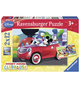 Ravensburger 2 x 12 Parça Puzzle Mickey Mouse