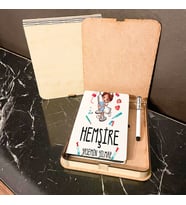 Hemşireye Hediye Ahşap Kutulu Defter Kalem Set 001