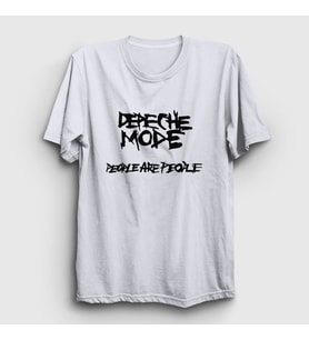 Presmono Unisex Beyaz People Depeche Mode T-Shirt 140941tt (Beyaz)