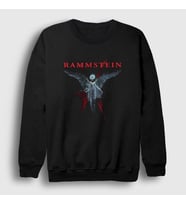 Presmono Unisex Siyah Angel Rammstein Sweatshirt 104960tt