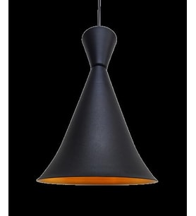 Retro Metal Sarkıt Avize Rustik Tekli Sarkıt Siyah İçi Sarı Cafe Mutfak Aydınlatma (Burnt Olive)
