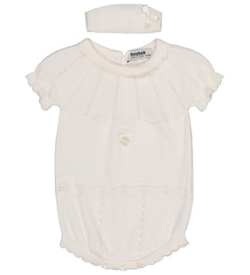 Beybek Triko 1-6 Ay Çıtçıtlı Badi - Ekru