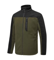Ghassy Co. Erkek Antipilling Thermal Garnili Tam Fermuarlı Polar Ceket (Haki)