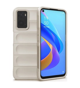 Realme 9i 4g Kılıf Optimum Silikon - Krem