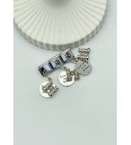 Çelik Silver Dürbün Sallantılı İtalyan Charm - 25crm126