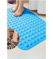 Kaydırmaz Silikon Banyo Matı 40x80cm, Güvenli ve Konforlu Duş Deneyimi