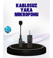 360 Derece Ses Algılamalı Type C Şarjlı Yaka Mikrofonu