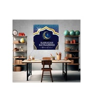 Ramazan Bayramınız Mübarek Olsun Temalı Fotoğraf Panosu Branda 100x100