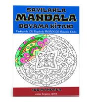 Sayılarla Mandala Boyama Kitabı (100 Süper Mandala)