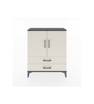 Arges Şifonyer 2 Raflı 2 Çekmeceli 2 Kapaklı 88x30x106 Antrasit-Aytaşı