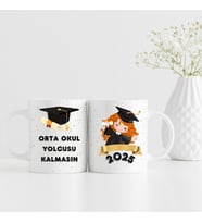 Kişiye Özel İsimli Mezuniyet Kupa