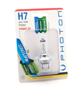 Blister H7 Uyumlu 24V 70W (Karışık)