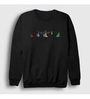 Presmono Unisex Siyah Four Colors Gorillaz Sweatshirt 54616tt
