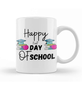 Happy First Day Of School Quotes 2021 BACK TO SCHOOL Kupa Bardak Porselen