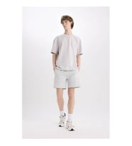 Defacto Slim Fit Basic Açık Gri Erkek Şort B8674AX/GR184