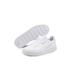puma skye clean beyaz bayan ayakkabısı