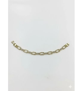 Zirkon Taşlı Pirinç Cm Bileklik 17+2 Cm - Kbl0387