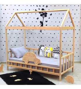 Markaawm Montessori Yatak Luxury Arabalı Çocuk Karyola 100X200 (Karışık)