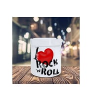 Kalpli I Rock'n Roll Yazı Baskılı Küllük Kül Tablası-80146
