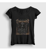 Presmono Kadın Siyah Night Band Draconian T-Shirt 361673tt