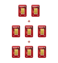 Nadir Gold 24 Ayar 8 Gram Külçe Altın (8 Adet 1 Gram Külçe Altın )
